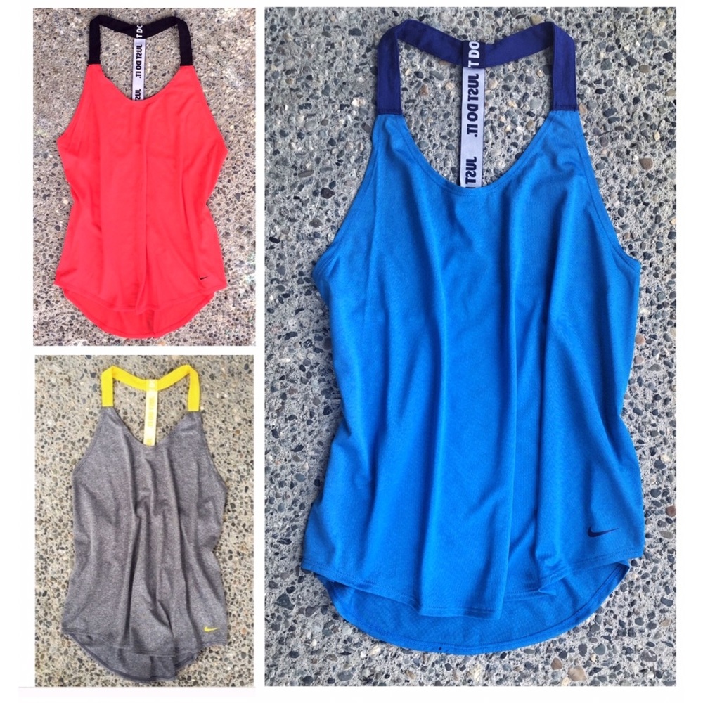 🎉Last Chance🎉 Bundle - 3 Nike Elastiska Tanks