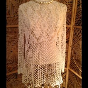 REDUCED Crochet Tunic Top