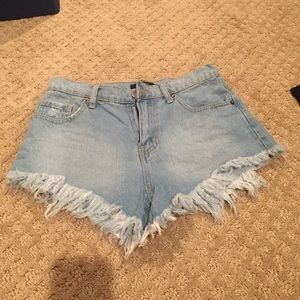 Denim shorties
