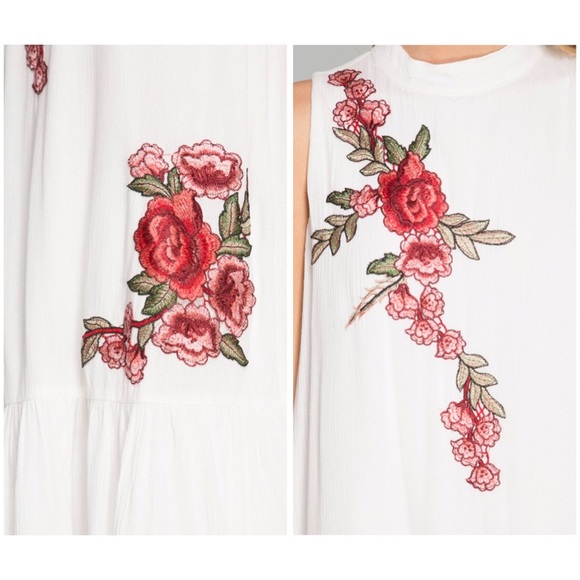 Stunning fully lined woven embroidered dress! - Picture 3 of 3