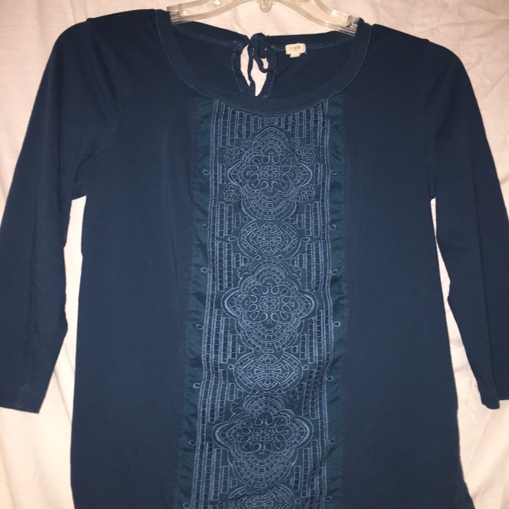 J. Crew Blue Blouse