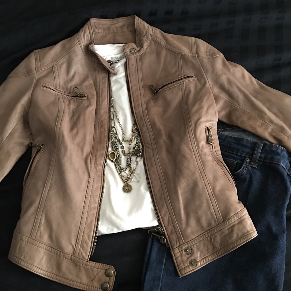 Calf Skin Leather Jacket