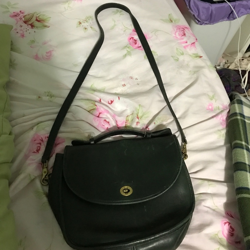 Coach purse genuine leather retails for 400