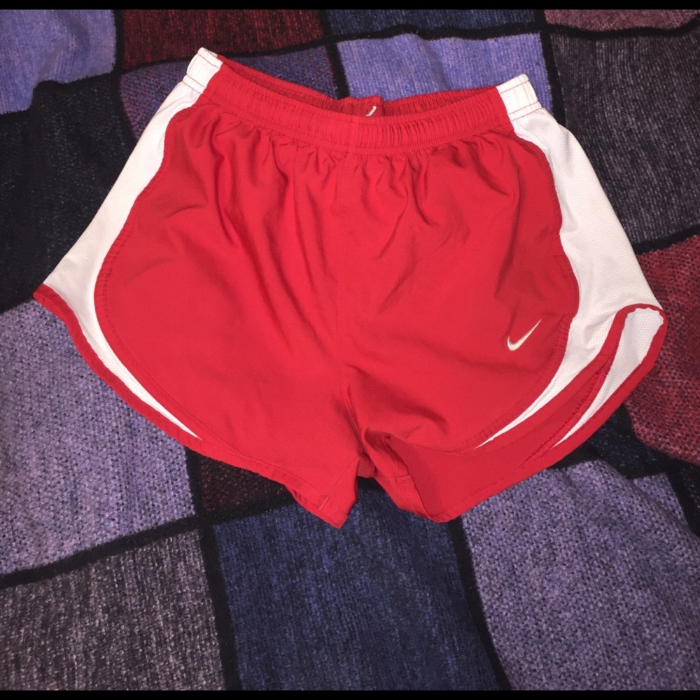 Red Nike (team) Tempo running shorts size small