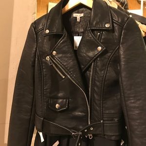 Silence and noise leather jacket very lightly worn