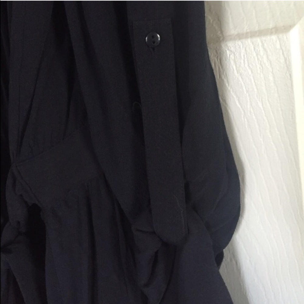 Black wrap dress H&M - Picture 3 of 8