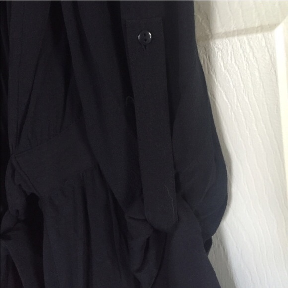 Black wrap dress H&M - Picture 3 of 8