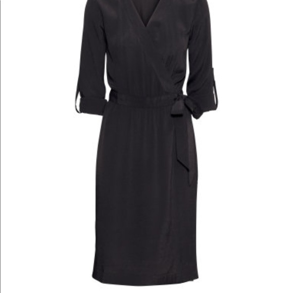 Black wrap dress H&M - Picture 8 of 8