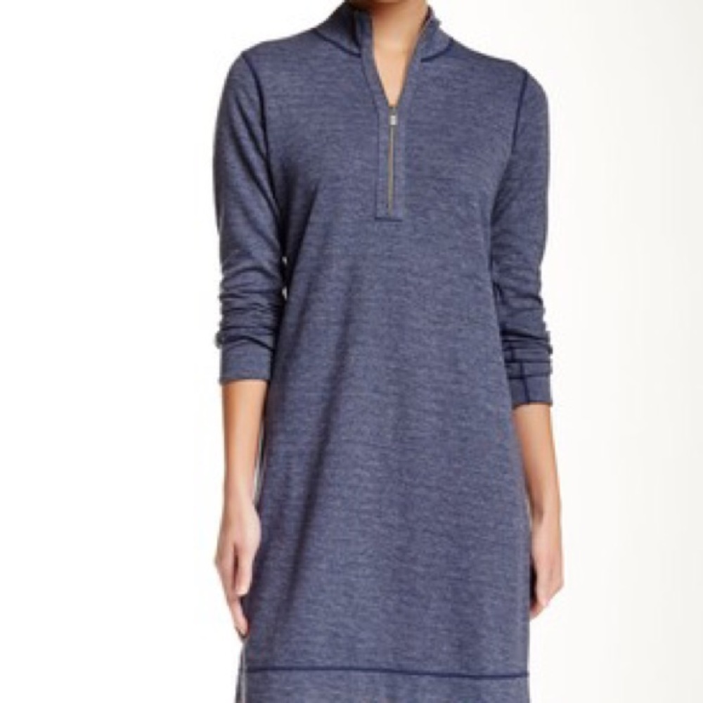 New Tommy Bahama billow Double Knit 1/2 Zip Dress