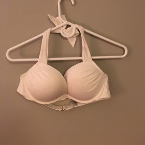 Bombshell White Bathing Suit Top