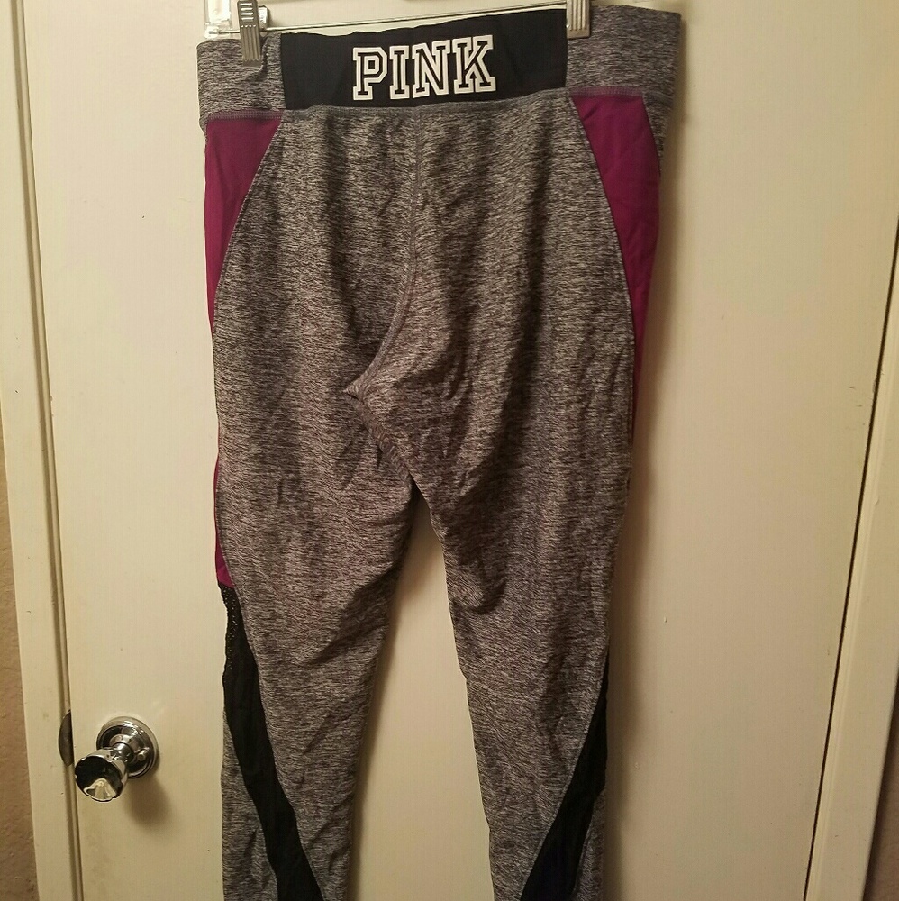 Pink workout leggings