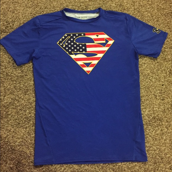 Under Armour Other - Under Armour Superman HeatGear Compression Shirt