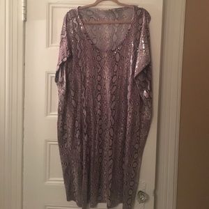 Michael Kors sequin shirt dress