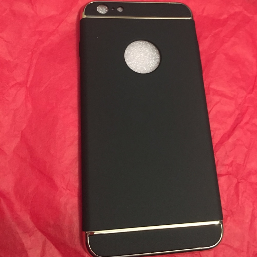 New Black w/gold iPhone 6 Plus Case//Sale