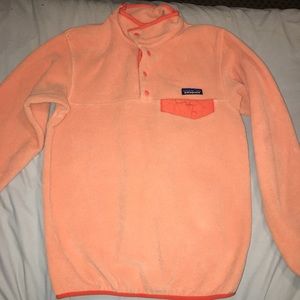 Orange Patagonia Pullover