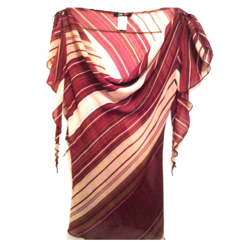 Flowy chiffon style top