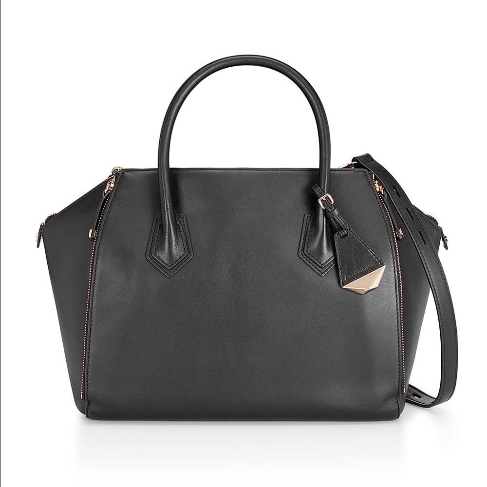 NWT Rebecca Minkoff Perry Satchel in black