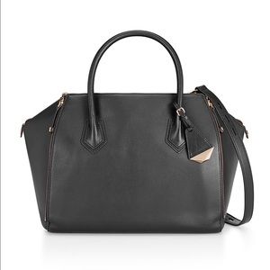 NWT Rebecca Minkoff Perry Satchel in black