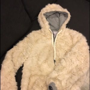 Faux Fur Hoodie