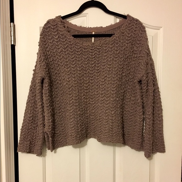 Free People Sweaters - Free People Light Purple Knit Sweater