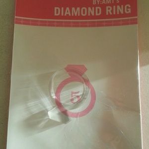 Acrylic diamon ring