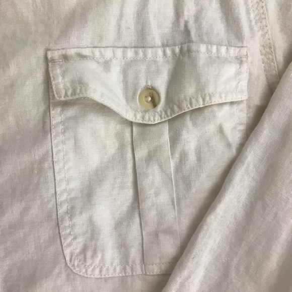 Converse One Star Button Down Long Sleeve Ivory - Picture 3 of 4