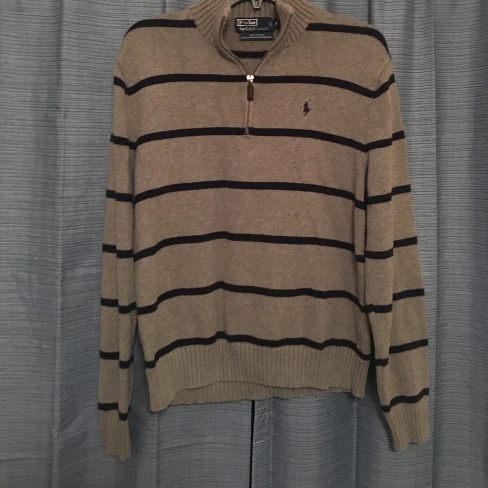 Striped Polo pullover