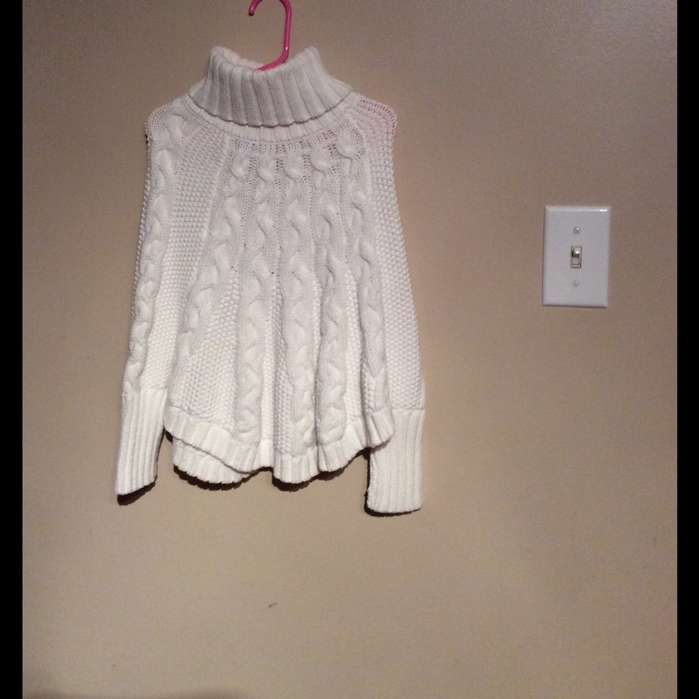 Kids sweater poncho