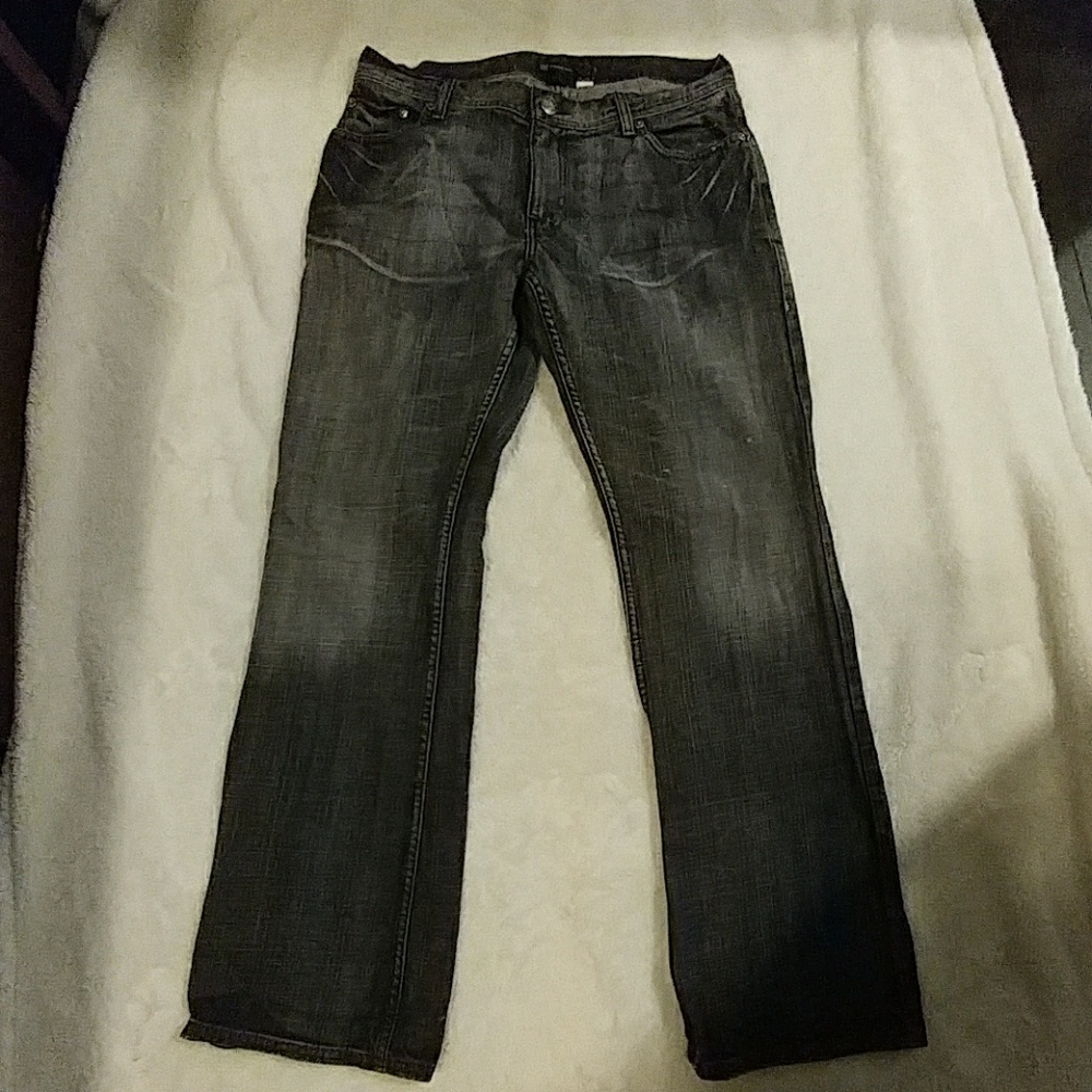 Men's Dark Gray/Faded Black INC Rio Jeans 34x32