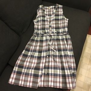 Plaid multi color dress