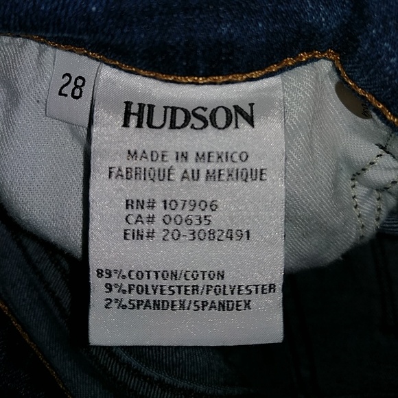Hudson Krista Crop Super Skinny Jeans Everlasting - Picture 5 of 5