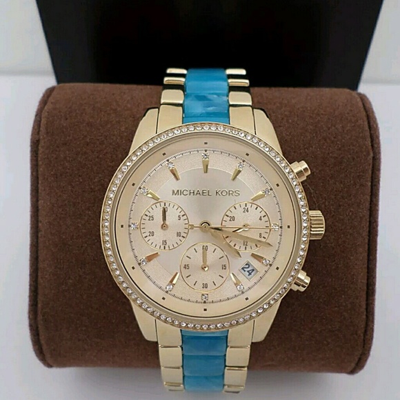 Michael Kors | Accessories | Nwt Michael Kors Chronograph Ladies Watch ...