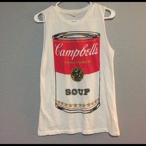 Campbell's graphic tshirt