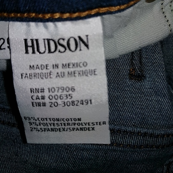 Hudson Krista Crop Super Skinny Jeans Everlasting - Picture 5 of 5