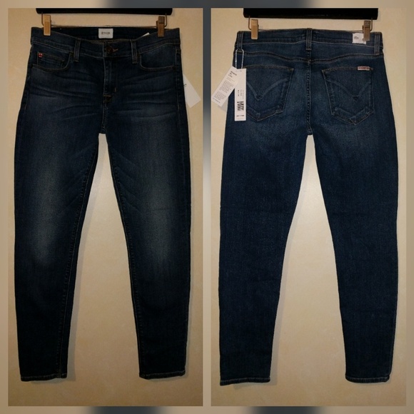 Hudson Krista Crop Super Skinny Jeans Everlasting - Picture 2 of 5