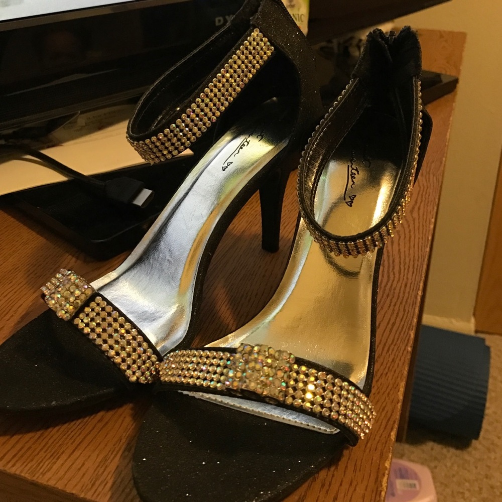 Black high heels