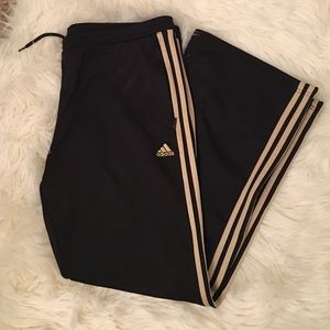 Gold Adidas Warm Ups
