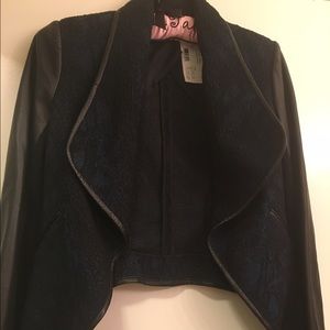 Yigal Azrouel Nylon and Leather Jacket