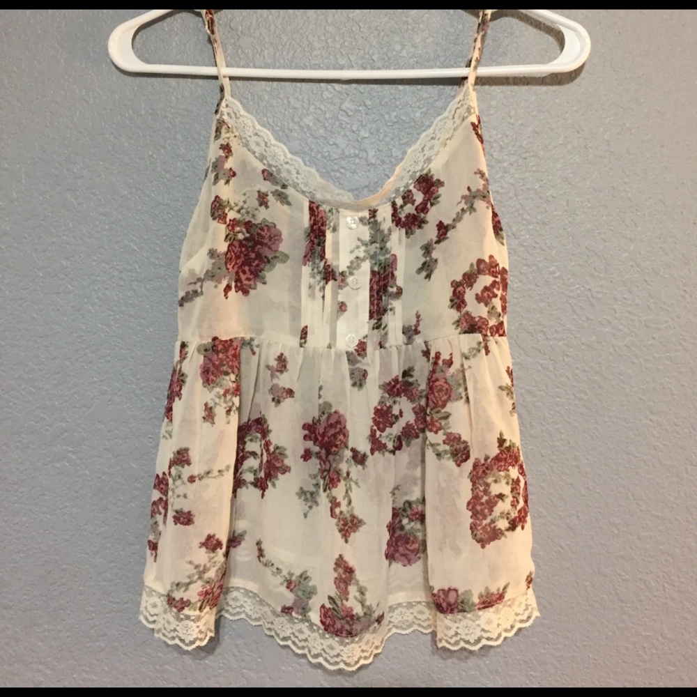 Floral Lace Cami shirt