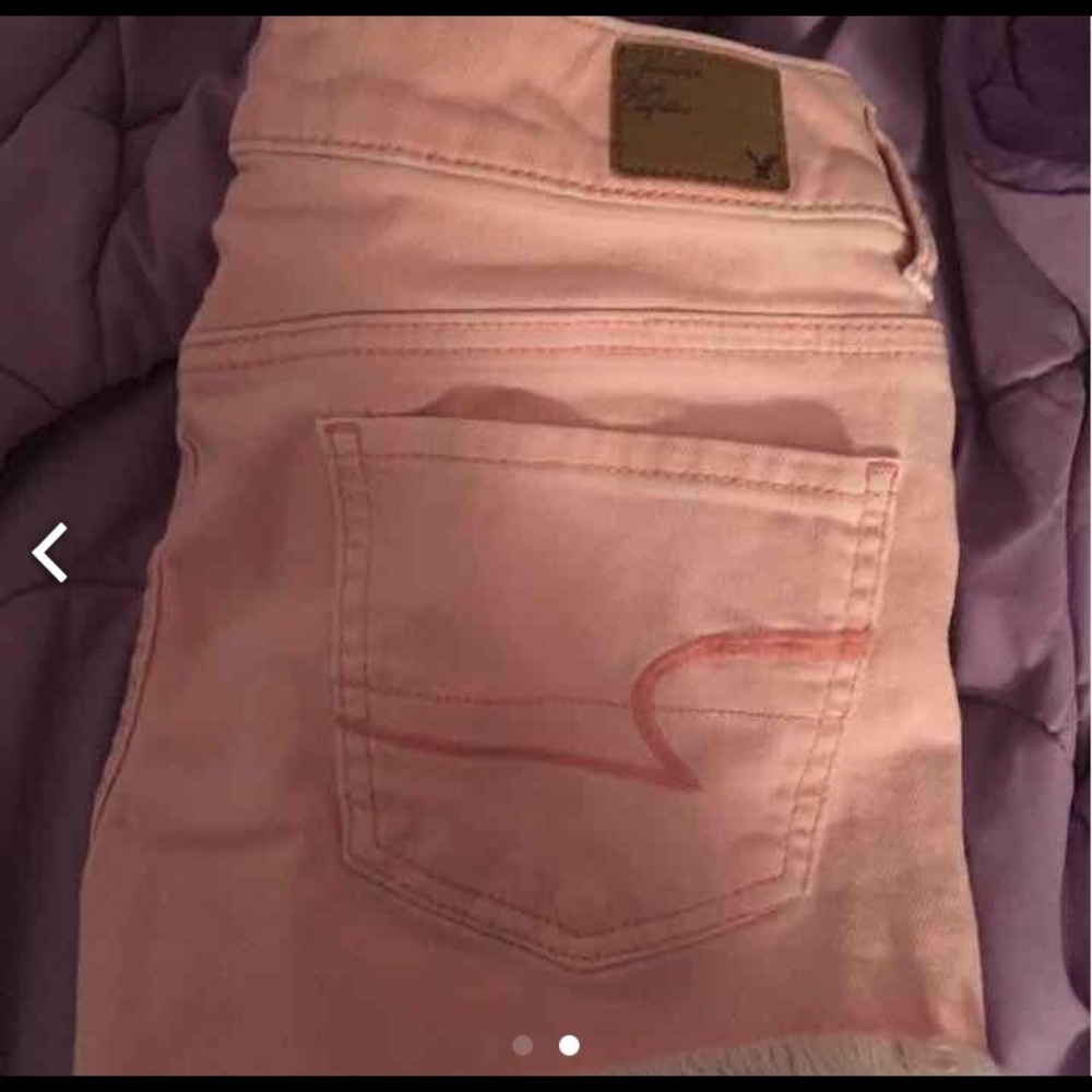American eagle pink shorts