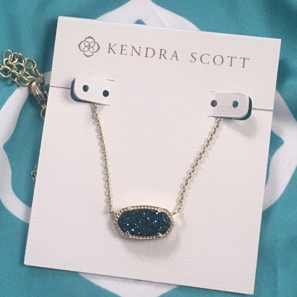Kendra Scott Elisa - blue drusy - make an offer!!