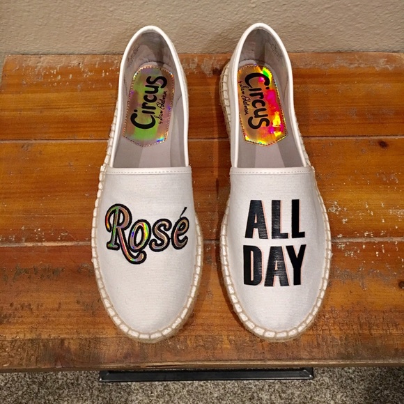 rose all day espadrilles