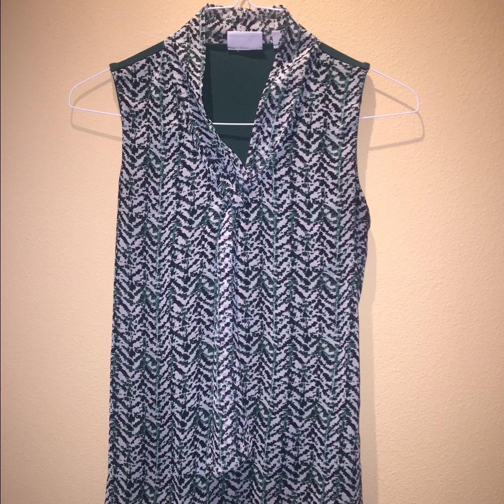 New York & Co Tie Blouse