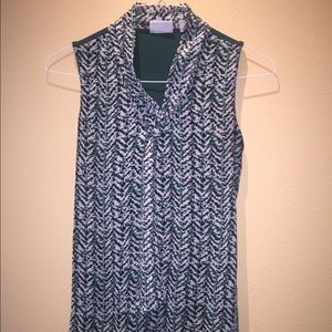 New York & Co Tie Blouse