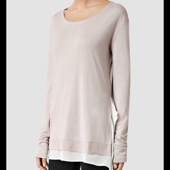 All Saints Miro long sleeve top size US 0 - Picture 2 of 3