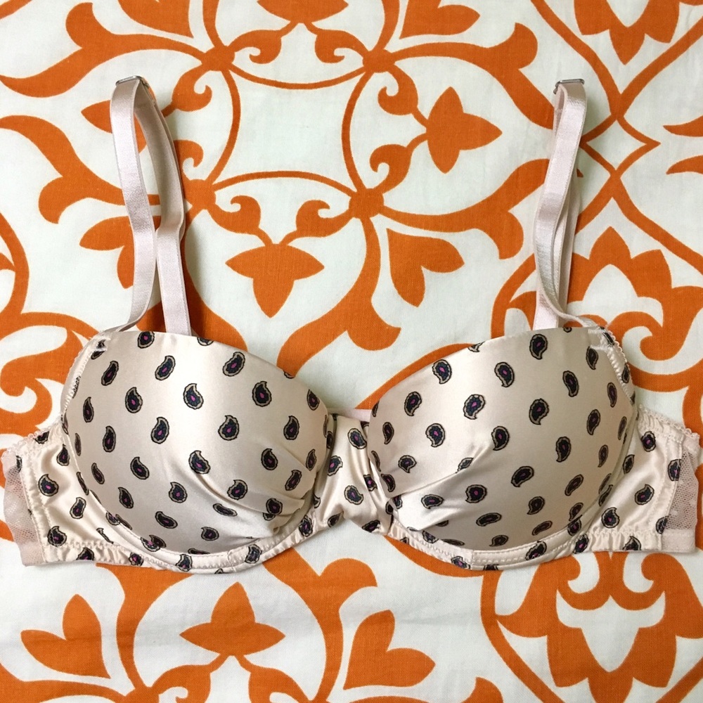 Aerie Holly Paisley Push-up Bra 32A