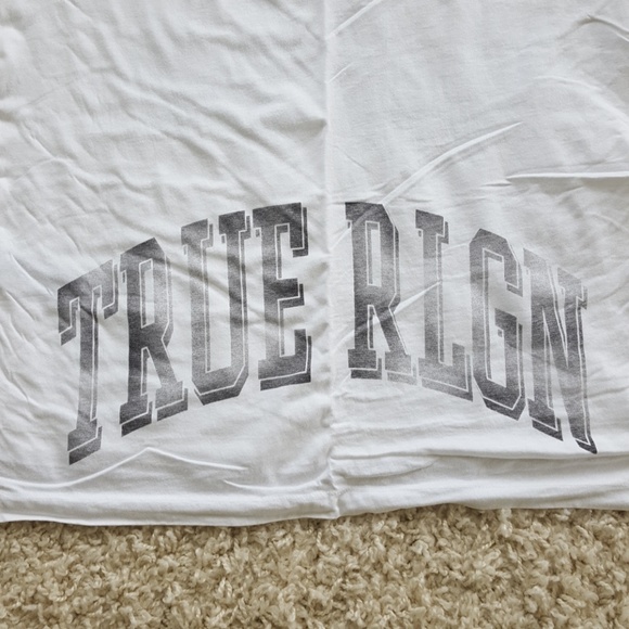 Men's True Religion T-shirt White M L New - Picture 6 of 8