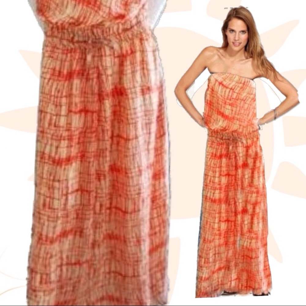 NWT! TOLANI Strapless Maxi Dress size Large