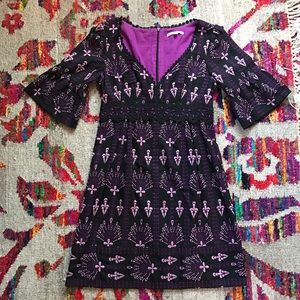 Nanette Lepore embroidered dress
