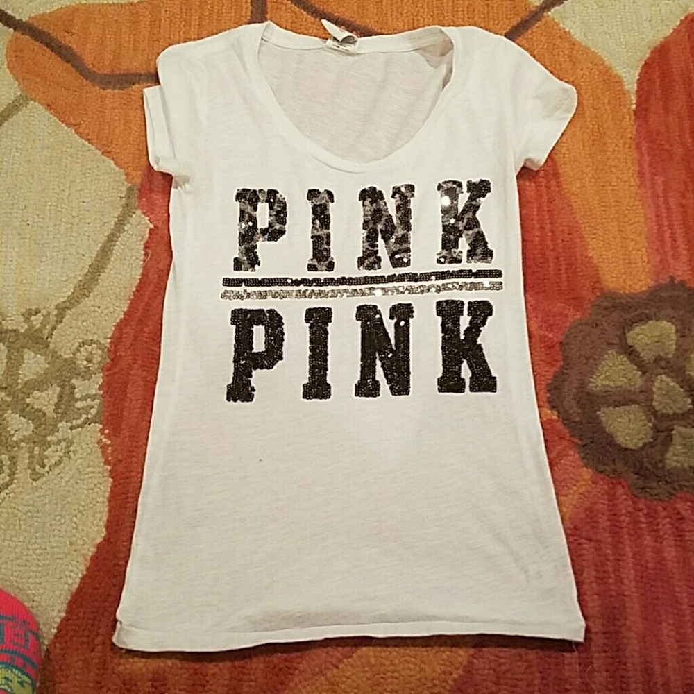 VS pink sequined shirt